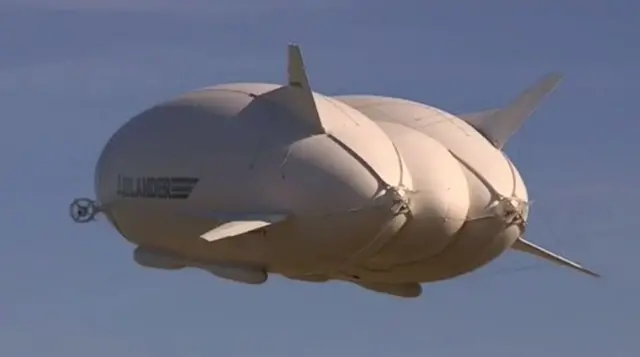 Airlander in flight.