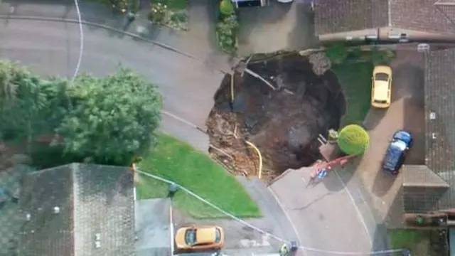 Sinkhole in St Albans