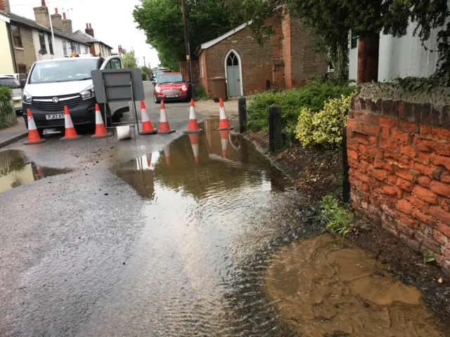 Flooding in Holbrook