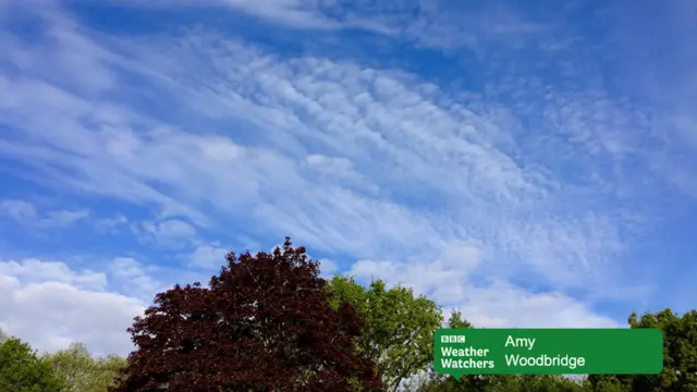 Blue sky in Woodbridge