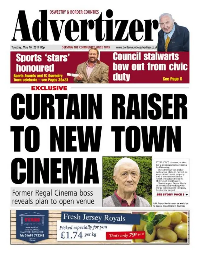 The Oswestry & Border Counties Advertizer