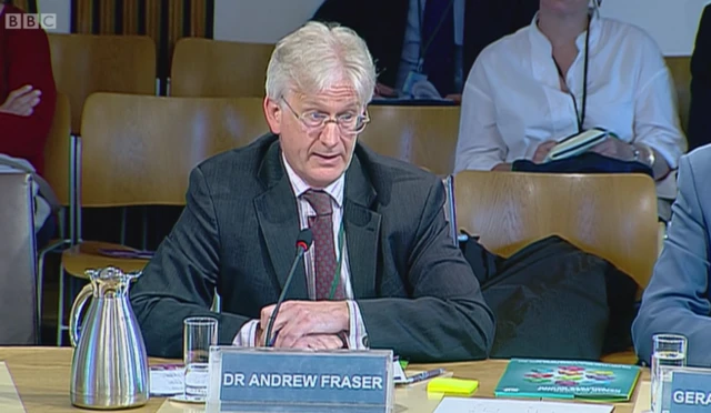 NHS Health Scotland drector public health science Dr Andrew Fraser