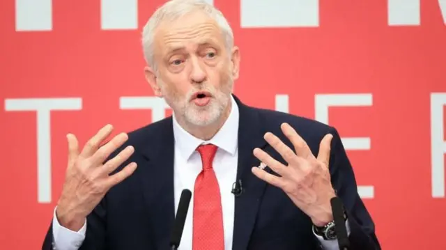 Jeremy Corbyn launching Labour's manifesto in Bradford