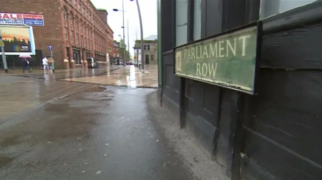 Parliament Row in Stoke-on-Trent