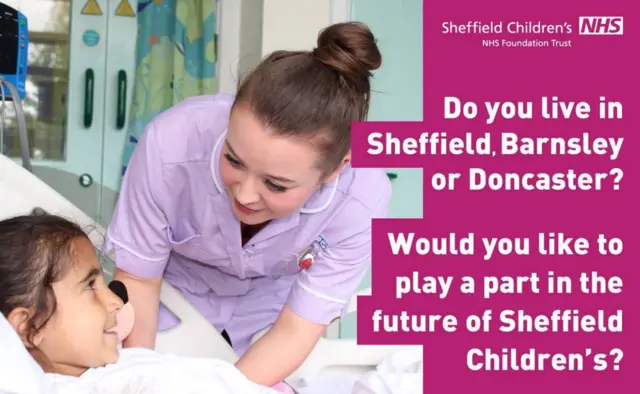 A poster from Sheffield Children's Hospital