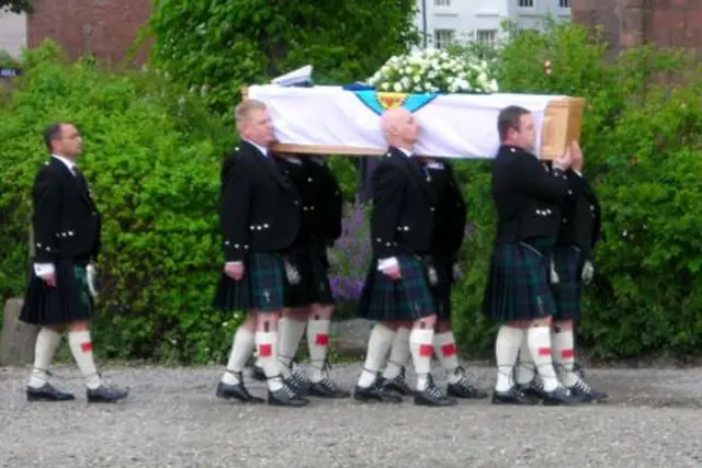 PC Richard Gray's funeral procession