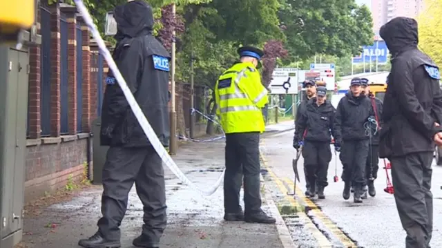 Police on St Matthews Way