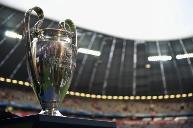 champs league trophy