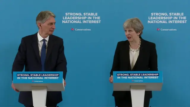 Philip Hammond and Theresa May