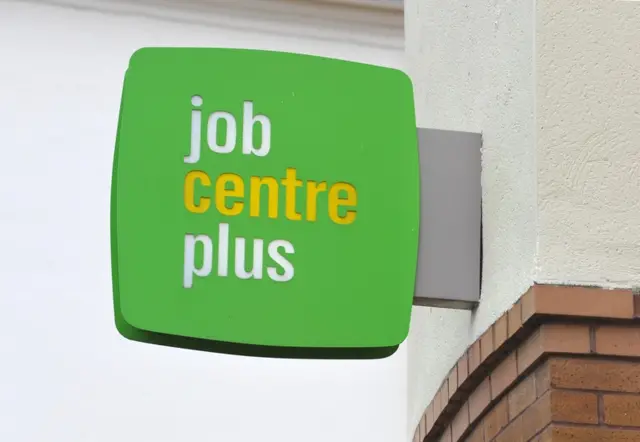 job centre sign