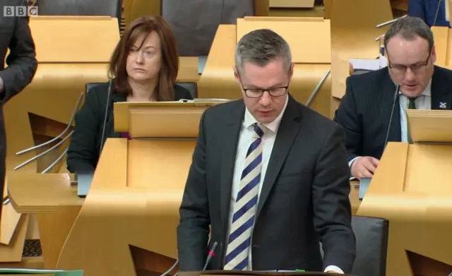 Finance Secretary Derek Mackay