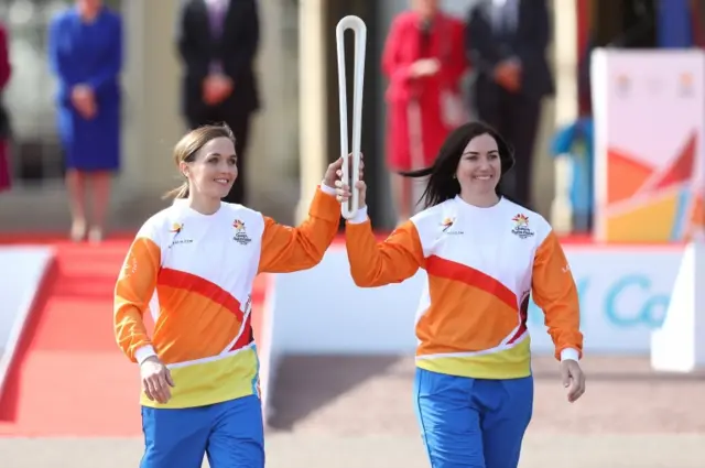 Victoria Pendleton and Anna Meares