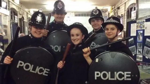 Volunteers at Cheshire's Museum of Policing