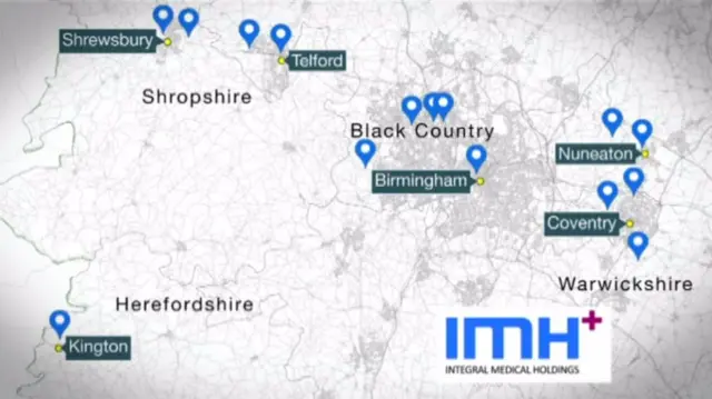 Integral Medical Holdings surgeries in the West Midlands