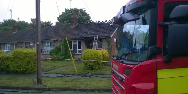 Bungalow fire