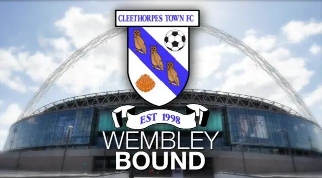 Cleethorpes Town Wmebley bound