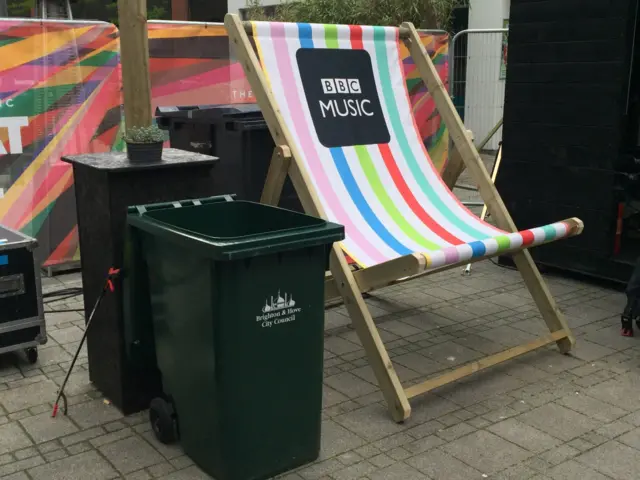 BBC deckchair