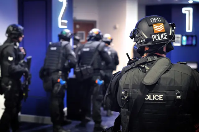 Nortuhmbria police training exercise