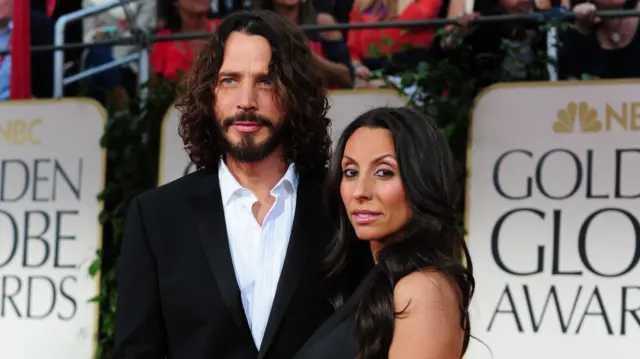 Chris cornell and his wife Vicky