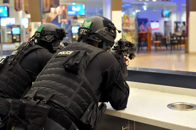 Northumbria Police training exercise