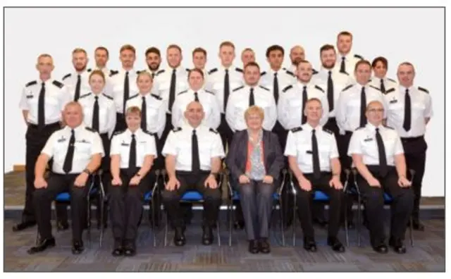 New South Yorkshire Police recruits