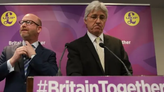 John Bickley with UKIP leader Paul Nuttall