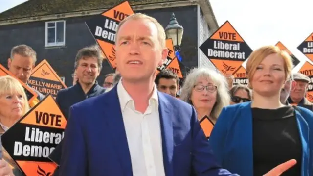 Tim Farron in Lewes