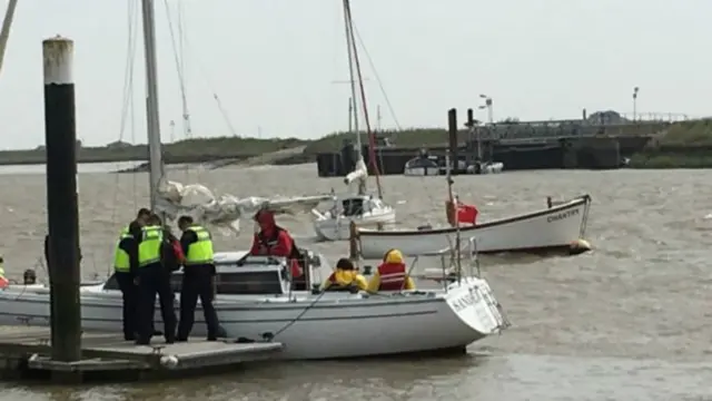 Boat at River Ore