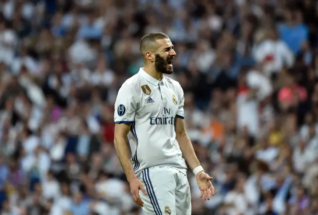 Karim Benzema of Real Madrid