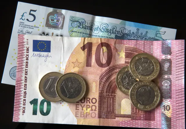 Euro notes and coins