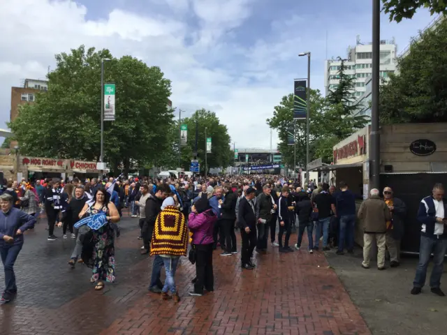 Fans at Wembley