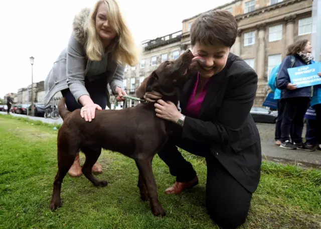 Ruth Davidson in Edinburgh