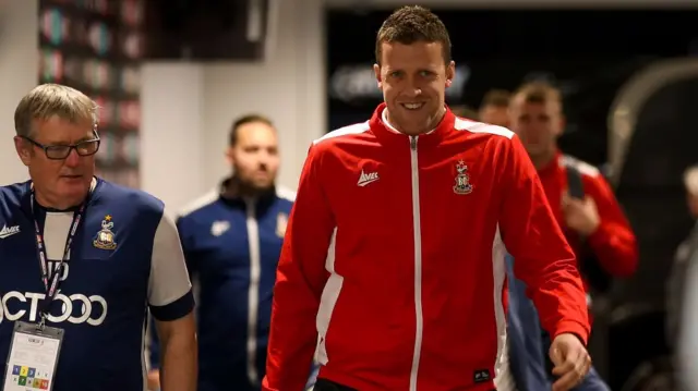 Players in tunnel