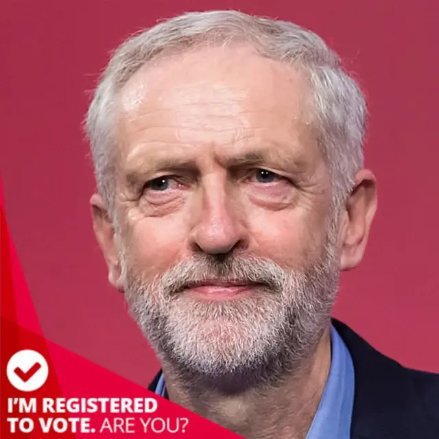 Jeremy Corbyn's Facebook profile