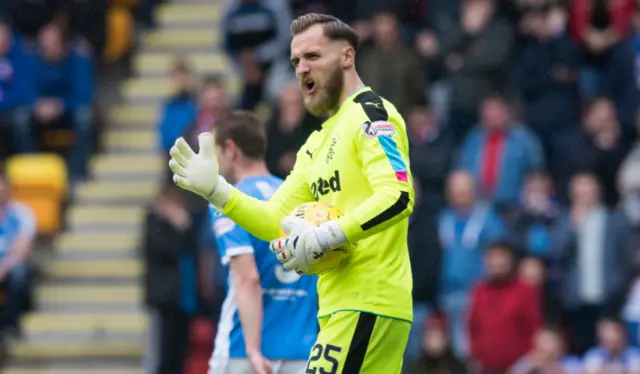 Jak Alnwick has been the busier goalkeeper at McDiarmid Park