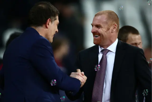 Slaven Bilic and Sean Dyche