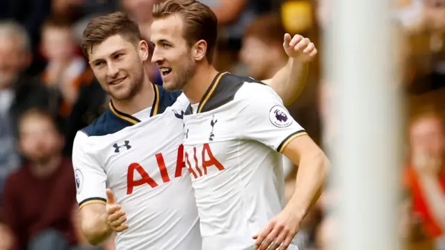 Harry Kane celebrates