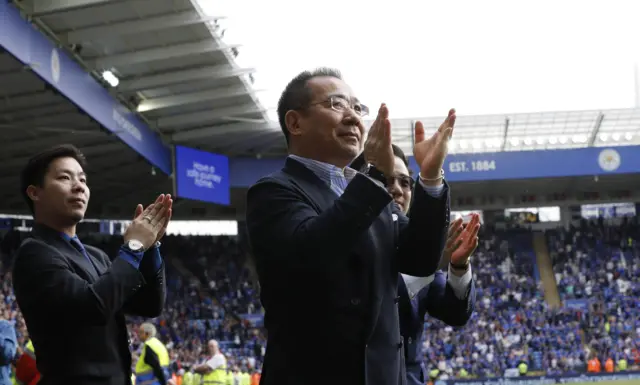 Leicester City's chairman applauds fans