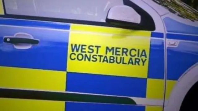 West Mercia police car