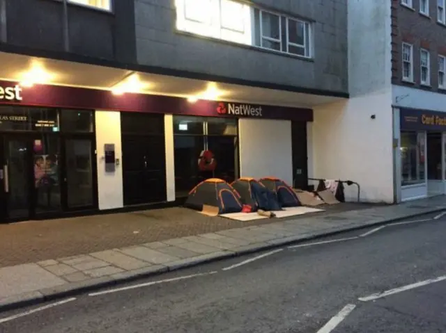 Tents in Truro