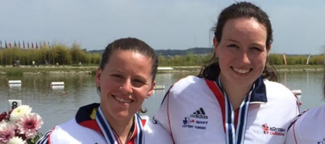 Sian Mills (left) and Nia Tomos.