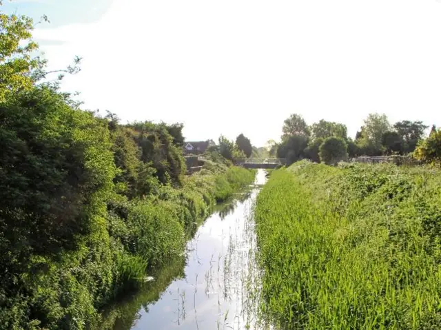 Stream and bridge in Hedon