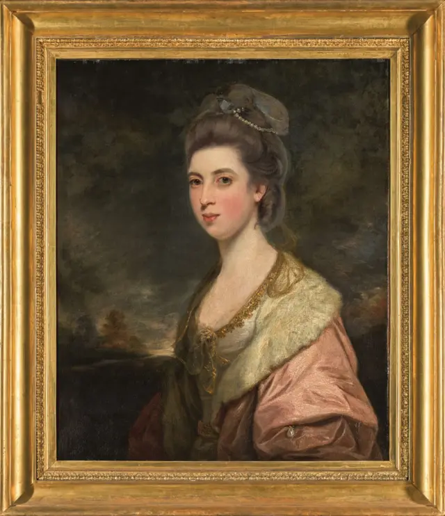 Oil painting of Mrs Richard Pennannt, by Sir Joshua Reynolds