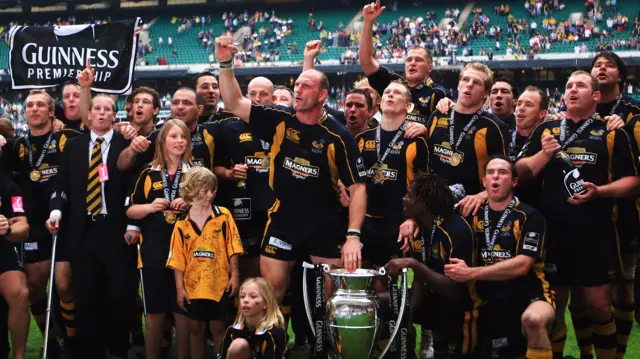 Wasps celebrate