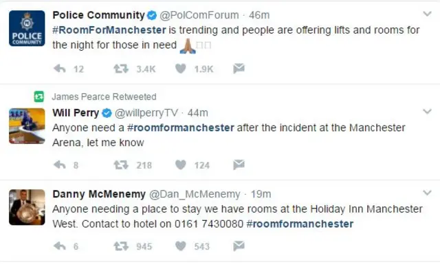 Tweets using #RoomForManchester