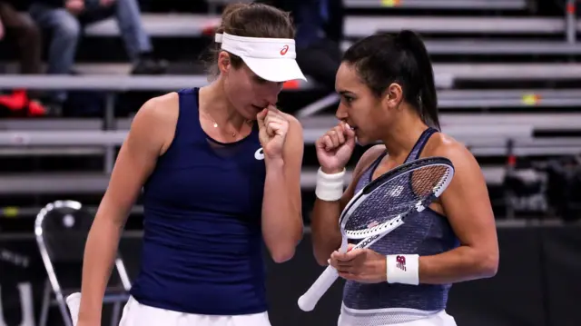 Jo Konta and Heather Watson