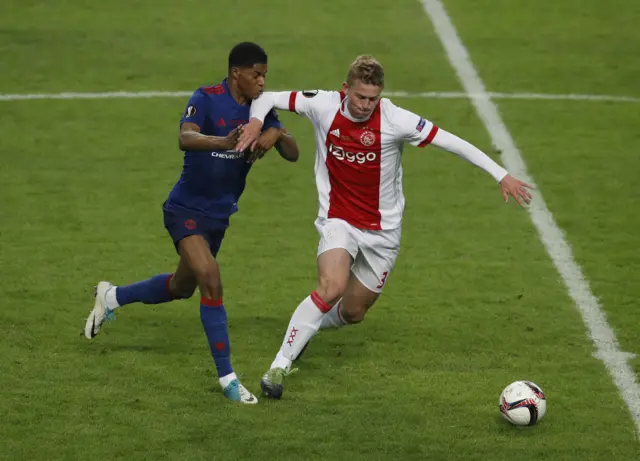 Marcus Rashford and Matthijs de Ligt