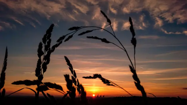 Sunrise in Castle Donington