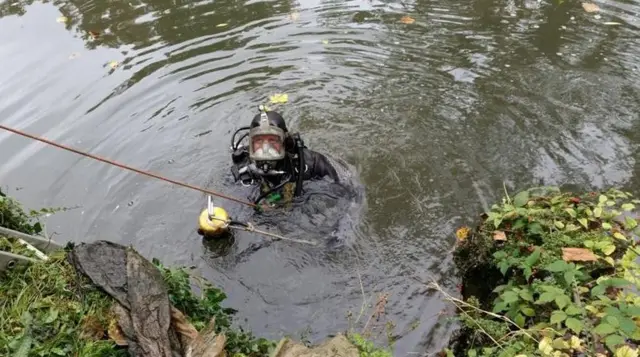 Police diver