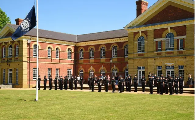 Hampshire Constabulary minute silence